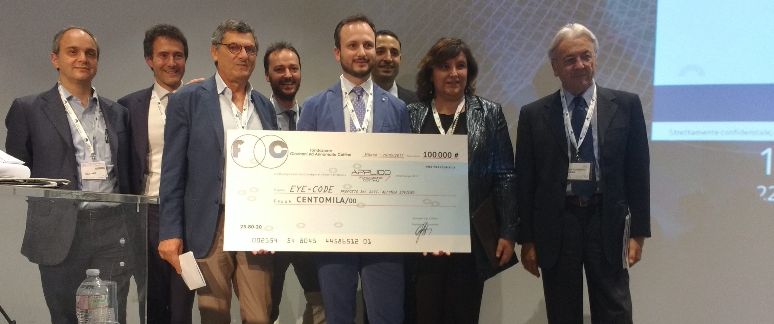 Dalla ricerca alla startup, Eye-CoDe al via con 100 k del Premio Applico