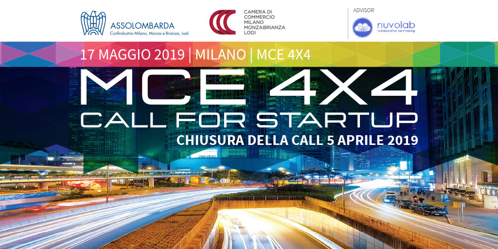 MCE4X4, la call di riferimento per le startup della mobilità termina il 5 aprile 