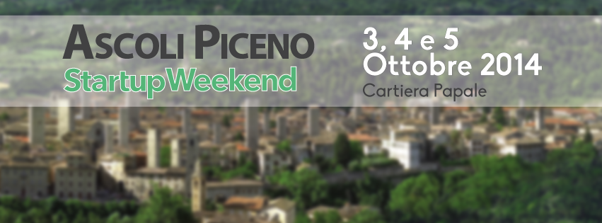 grafica startup weekend ascoli piceno