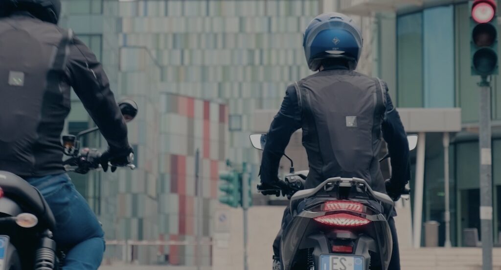 In&motion’s airbag for motorcyclists arrives in Italy